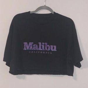 Brandy Melville Malibu, California Crop T-shirt!